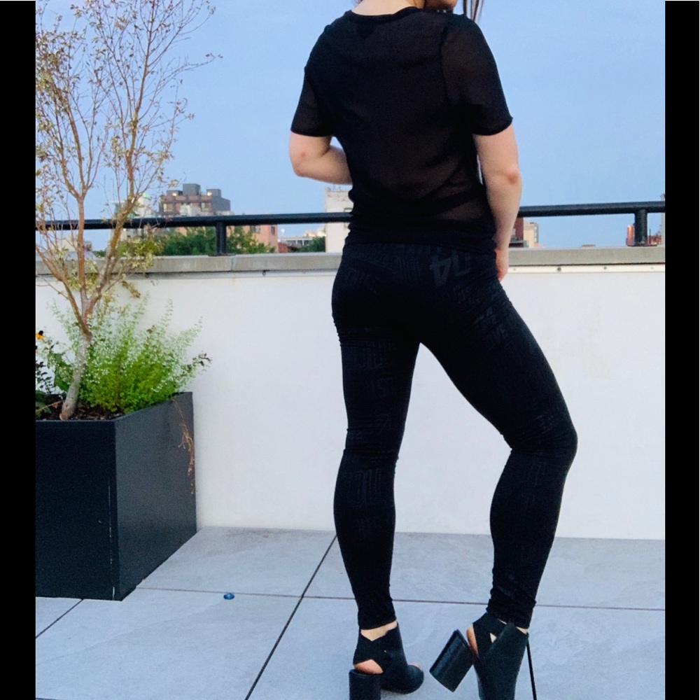 TopShop Sheer Transparent Back Basic Slim T-Shirt - Picture 14 of 16